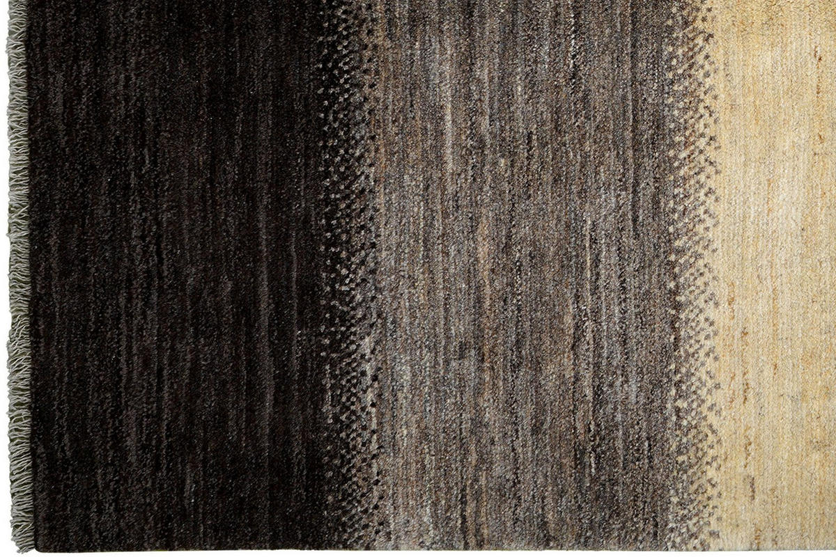 GABBEH-TEPPICH handgeknüpft Sonnat Schwarz 196/152 cm Schurwolle - Schwarz, Textil (152/196cm) - Looma