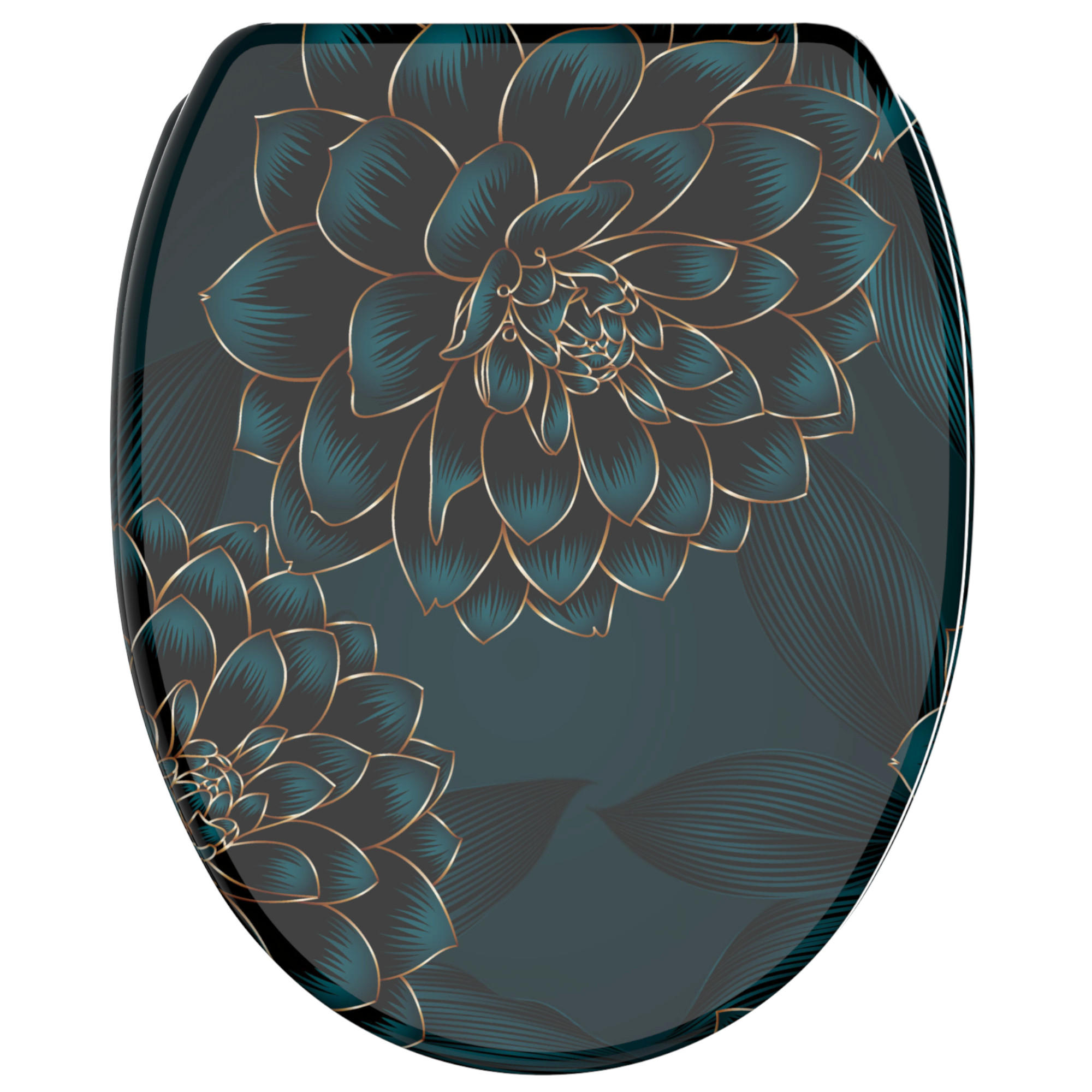Sanilo Wc-Sitz Blau 37.7x5.5x48 cm