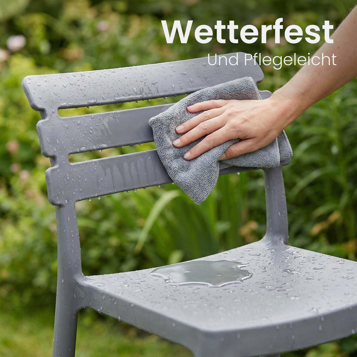 BARHOCKER Kunststoff Grau - Grau, Kunststoff (49/99/50cm) - CLP
