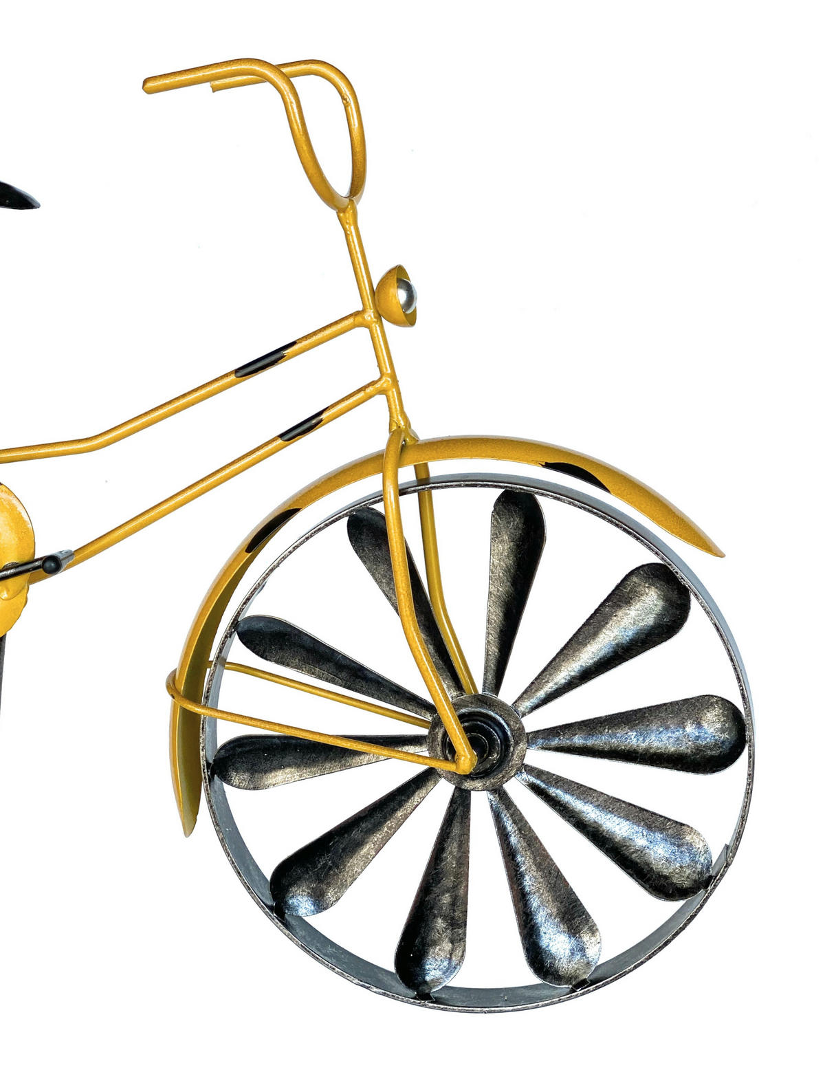 GARTENSTECKER Metall Fahrrad XL 160 cm Gelb 96101 - Gelb, Metall (50/160/11.5cm) - DanDiBo