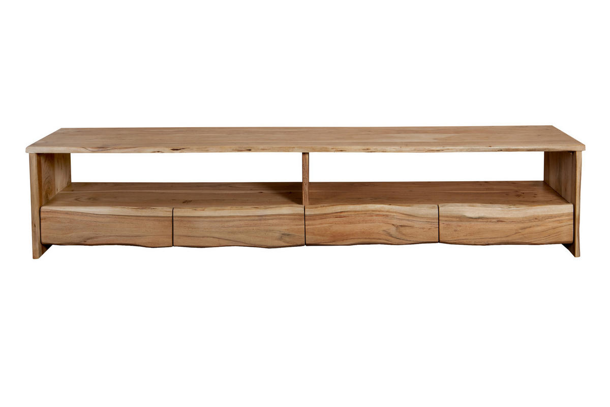 LOWBOARD DAHLIA - Beige/Naturfarben, Akazienholz/Holz (230/50/45cm) - SAM
