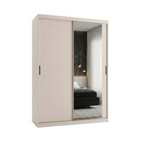 SCHWEBETÜRENSCHRANK Mirano Kaschmir 150 cm - Kaschmir, Holzwerkstoff (150/215/60cm) - Ravio