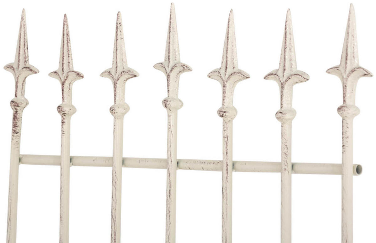 RANKGITTER 2er Set Metall antik-creme - Creme, Metall (50/100/0.7cm) - CLP