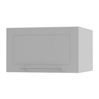KLAPPHÄNGESCHRANK Kvantum W6B/60 Dust Grey Matt / Weiß Matt 60 / 59 / 36cm - Weiß/Grau, Holz/Holzwerkstoff (60/36/59cm) - Feldmann-Wohnen