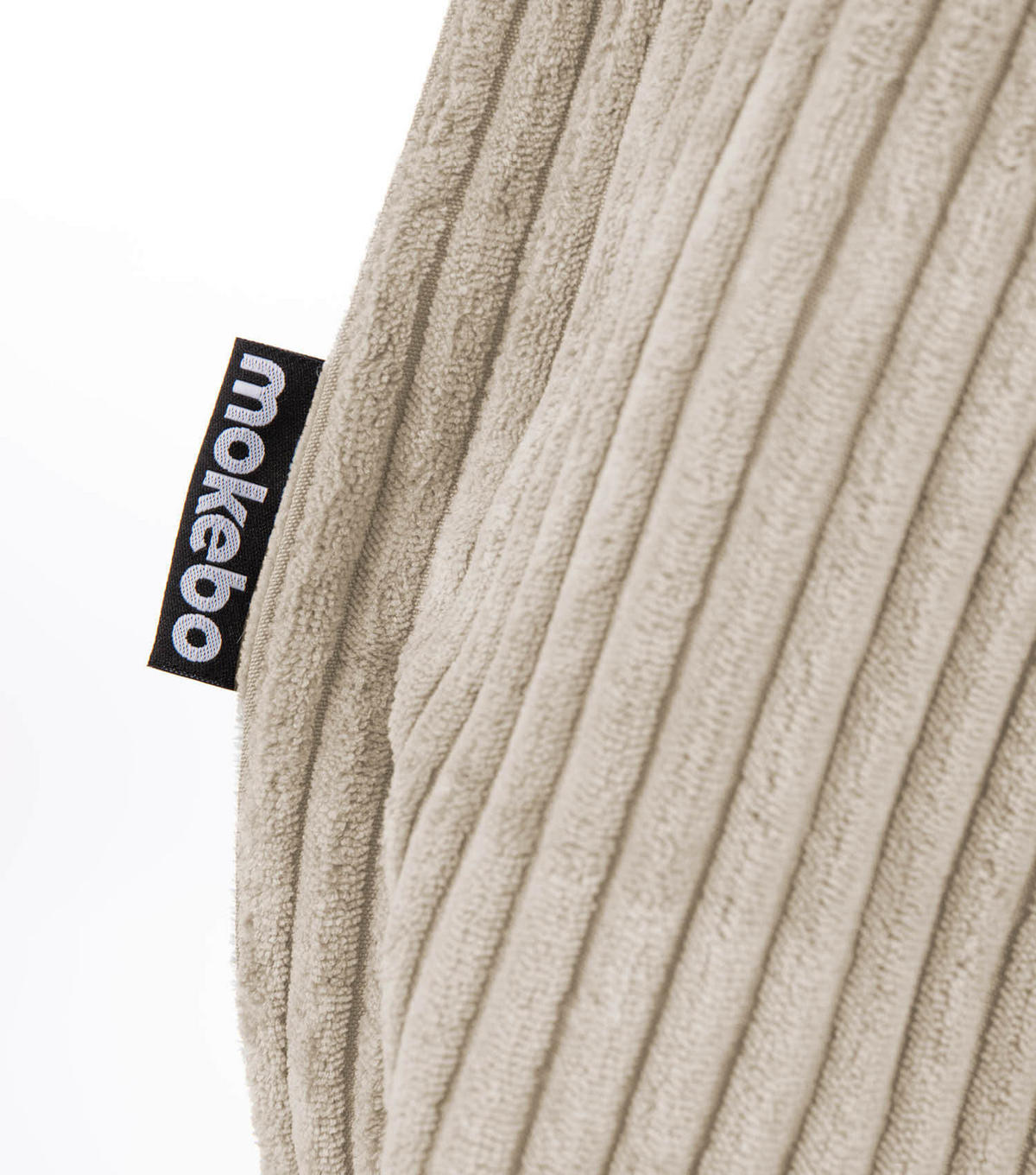 SITZSACK BEZUG Das Kuschel-Cover - Beige, Textil (130/20/170cm) - Mokebo