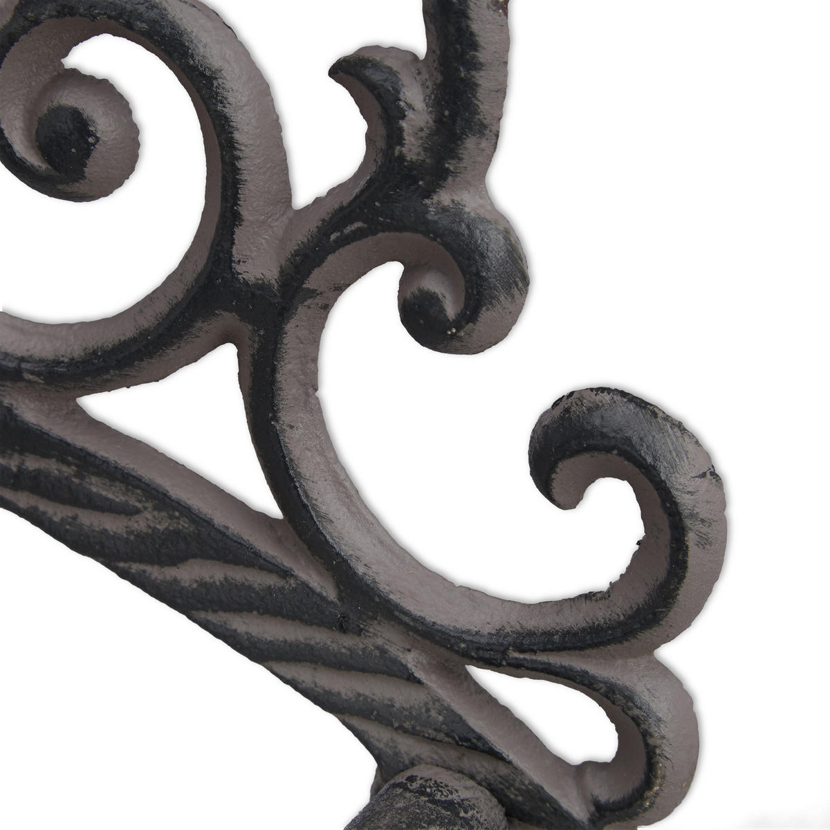 GARTENSCHLAUCHHALTER - Grau, Metall (24/23/15cm) - Relaxdays