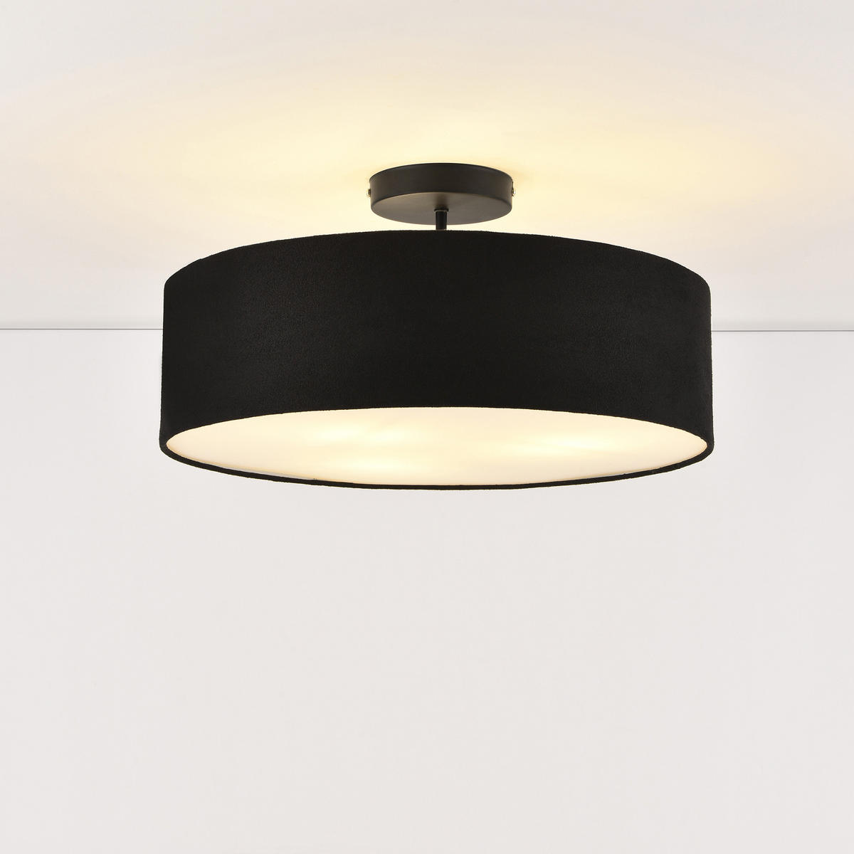 DECKENLEUCHTE Missouri - Schwarz, Kunststoff (45/45/30cm) - lux.pro