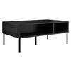COUCHTISCH Palazzo Bis - Schwarz, Holzwerkstoff/Metall (60/110/40cm) - MIRJAN24