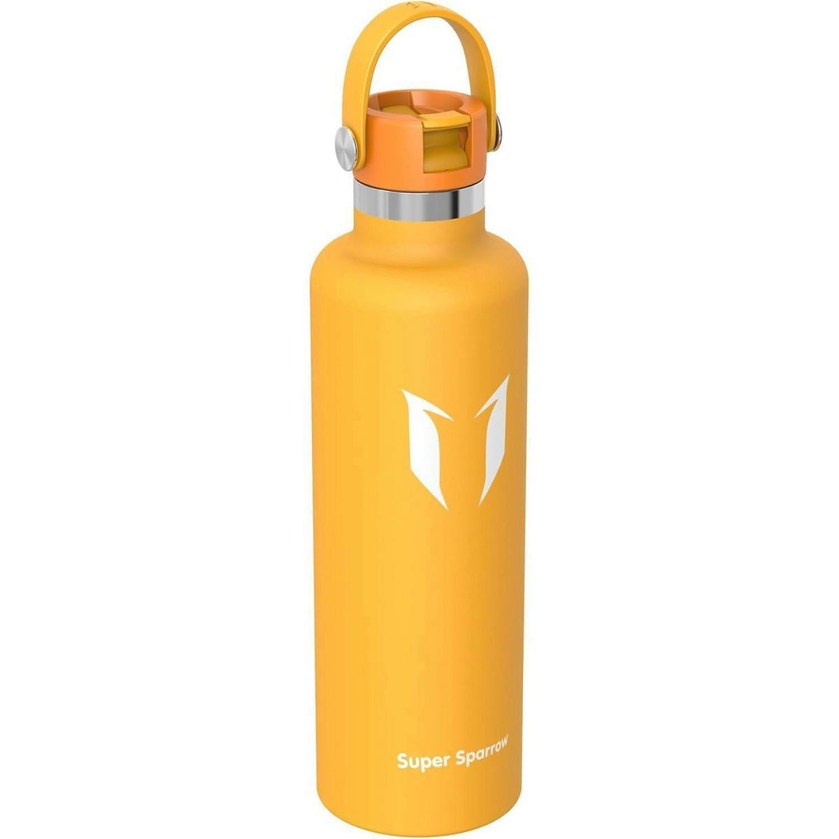 TRINKFLASCHE Edelstahl 1000 ml Mango - Orange, Metall (8.4/8.4cm)