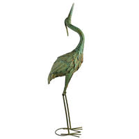 FIGURA Cedric, kov, zelená - zelená barva, kov (30/95/30cm) - Mondex