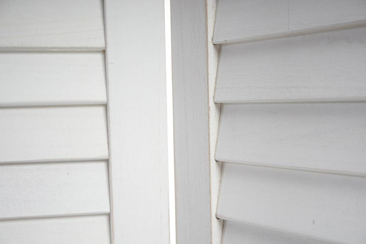 PARAVENT Weiß - Weiß, Holz (241/170/2cm) - MCW