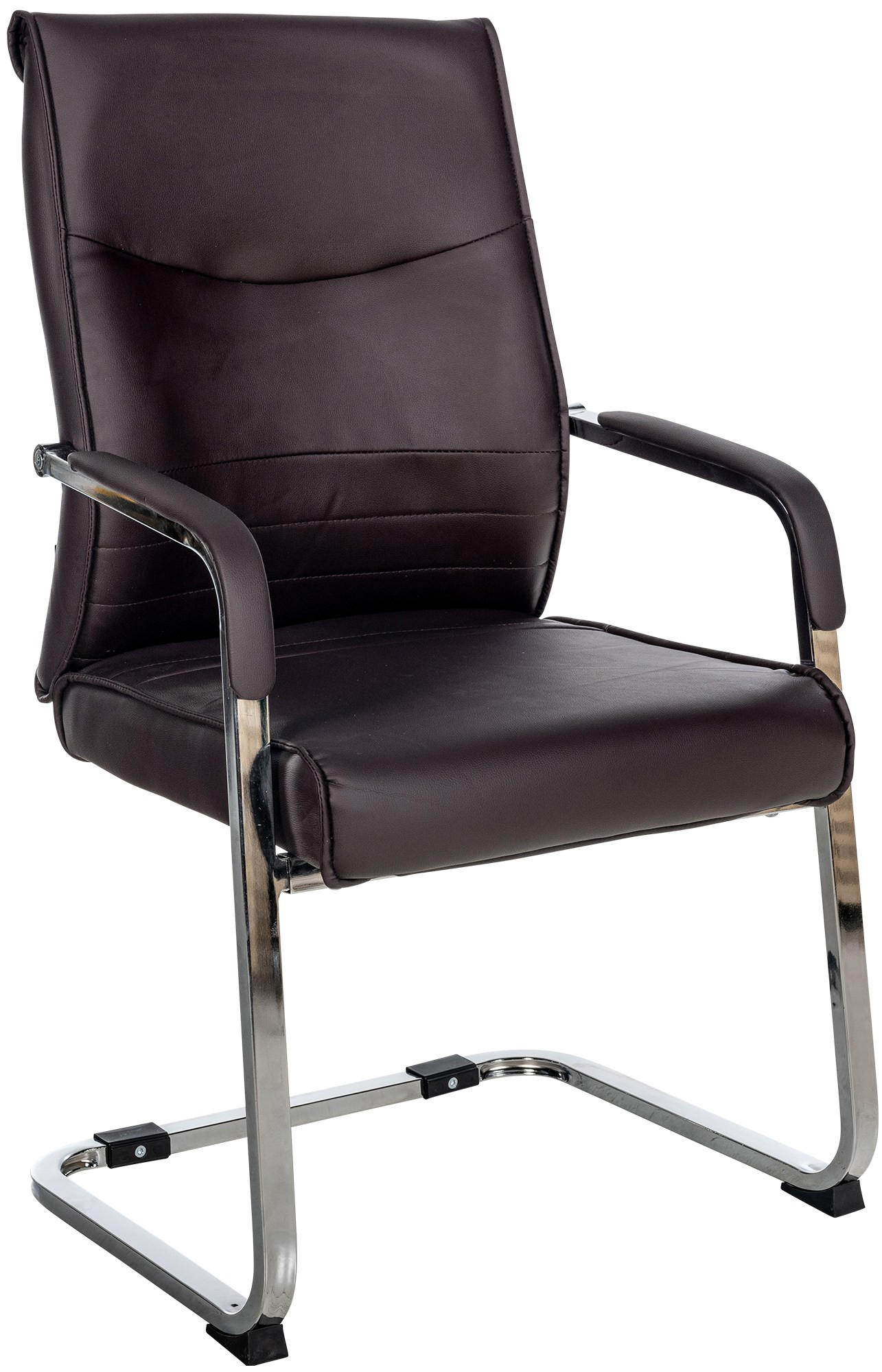 SCHWINGSTUHL Lederlook Braun - Braun, Textil/Metall (55/88/60cm) - CLP