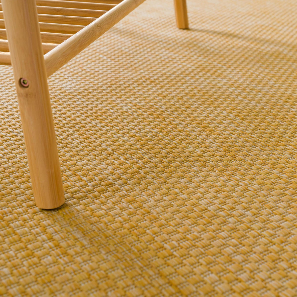 OUTDOORTEPPICH 150/150 cm Venedig 165 - Gelb, Kunststoff (150/150cm) - Paco Home