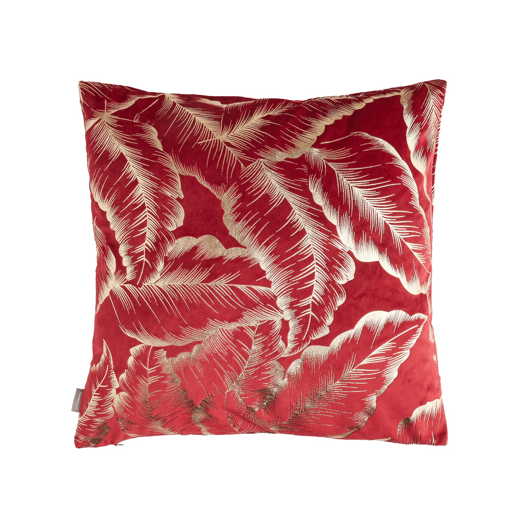 KISSENBEZUG Foglare - Dunkelrot, Textil (45/45cm) - home&you