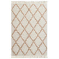 DĚTSKÝ KOBEREC Světle béžový 140/200 cm Bavlna Punsari - béžová, textil (140/200cm) - Beliani