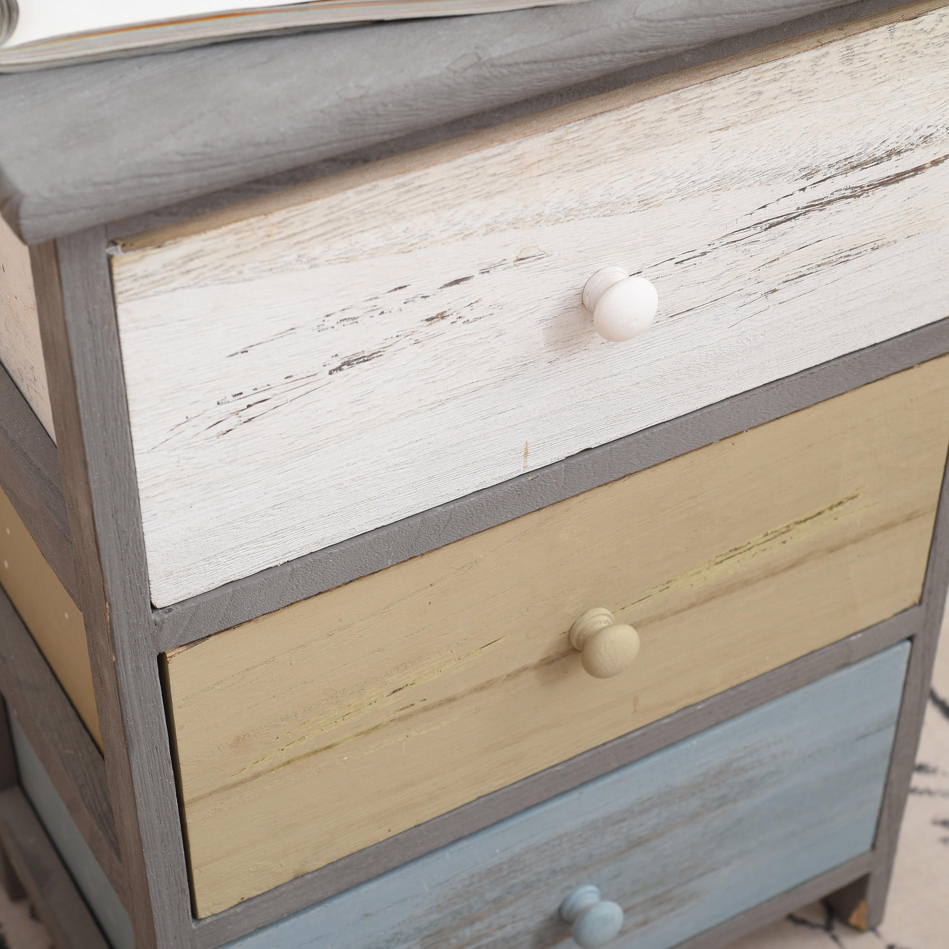 NACHTTISCH Grau 29/40/56 cm - Grau, Holz (29/56/40cm) - Mobili Rebecca