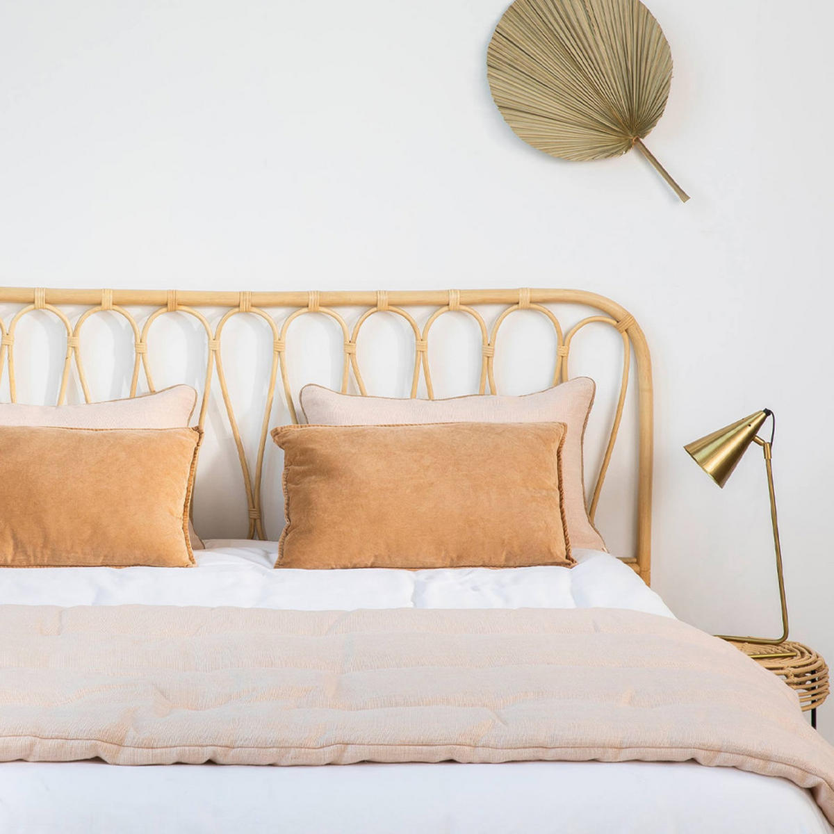 RATTANSENKOPFTEIL 148 cm - ATILAN - Natürlich - Naturfarben, Naturmaterialien (148/111/3cm) - Drawer