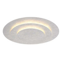 LED DECKENLEUCHTE Metall Silberfarben - Silberfarben, Metall (49/49/7.5cm) - Globo Lighting