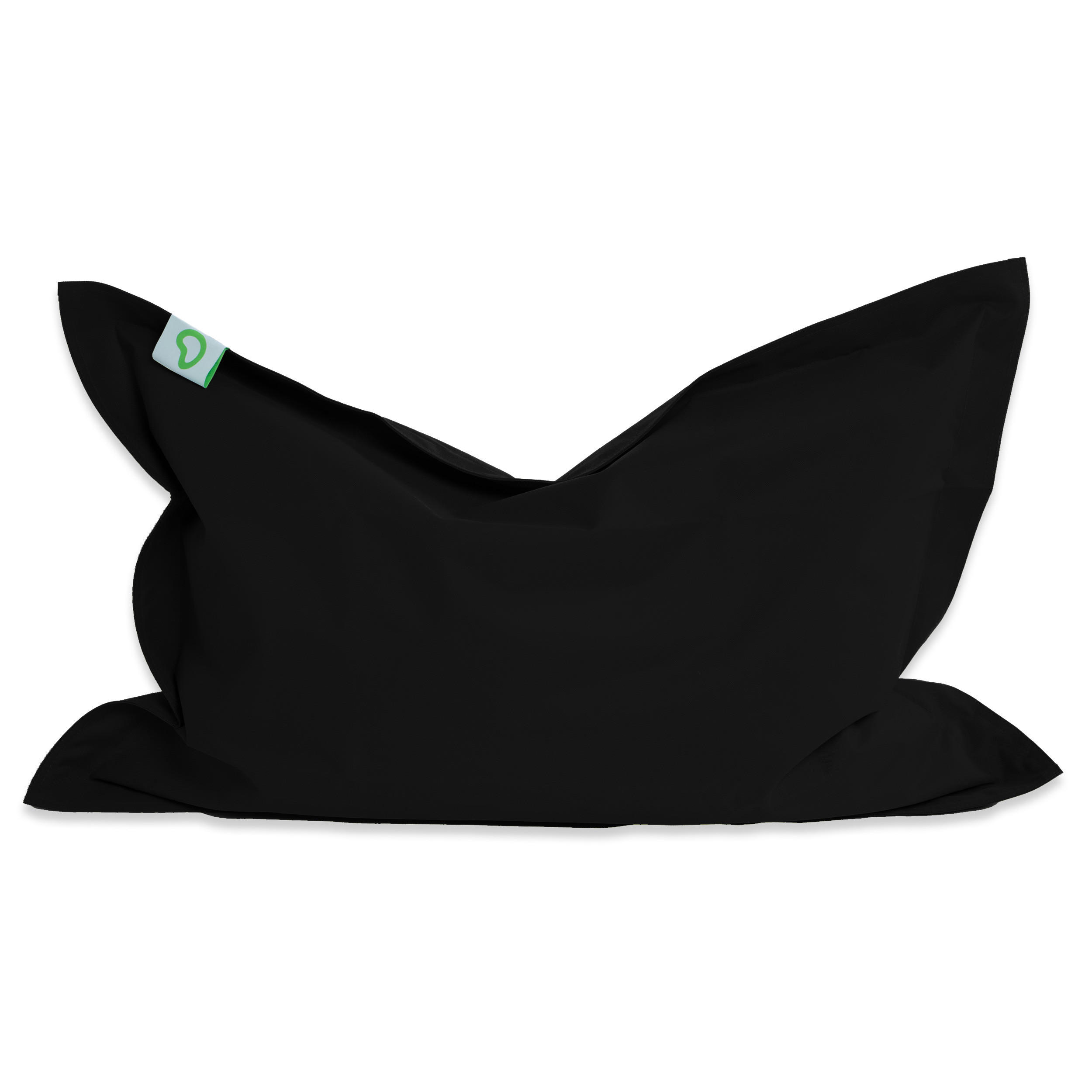 KINDER-SITZSACK 70x100cm - 70 Liter - Schwarz, Textil (70/10/100cm) - Green Bean