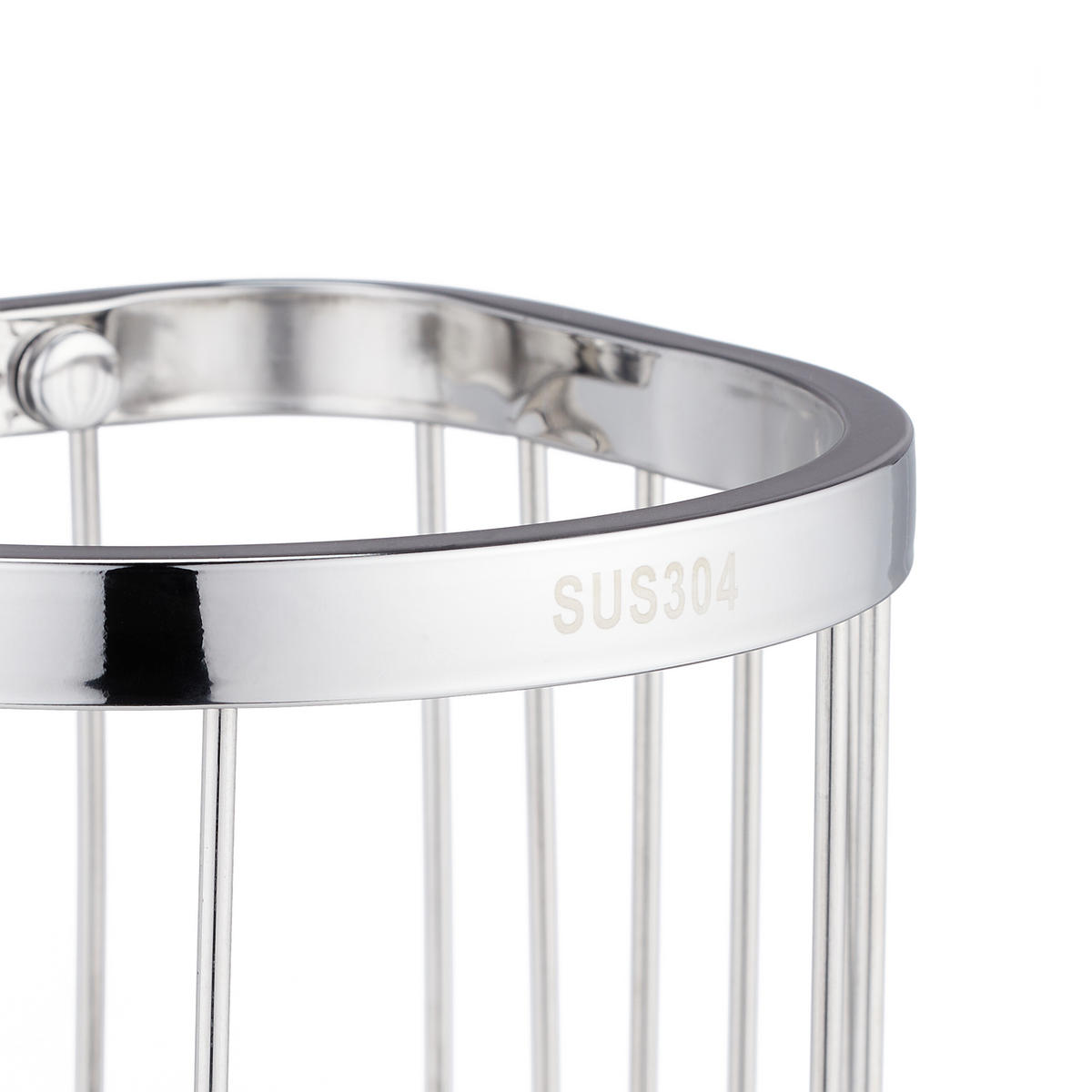 DUSCHABLAGE - Silberfarben, Metall (16/11.5/16cm) - Relaxdays