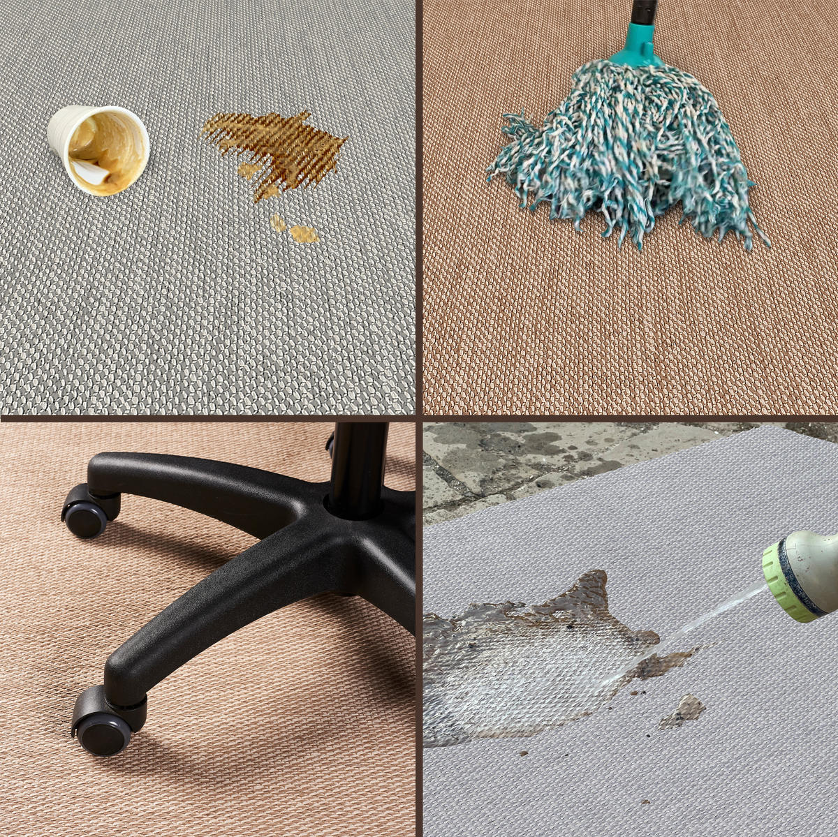 VINYLBODEN, Vinylboden Rolle, Premium Grau 200X350 cm - Grau, Kunststoff (350/200/2.8cm) - STORESDECO