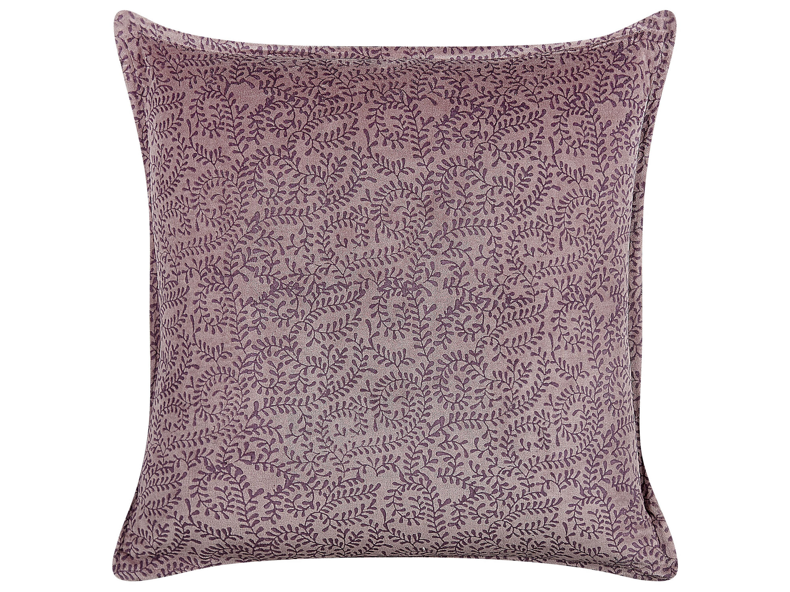 Beliani DEKORATIVNÍ POLŠTÁŘ Růžový 45/45 cm Kalmia