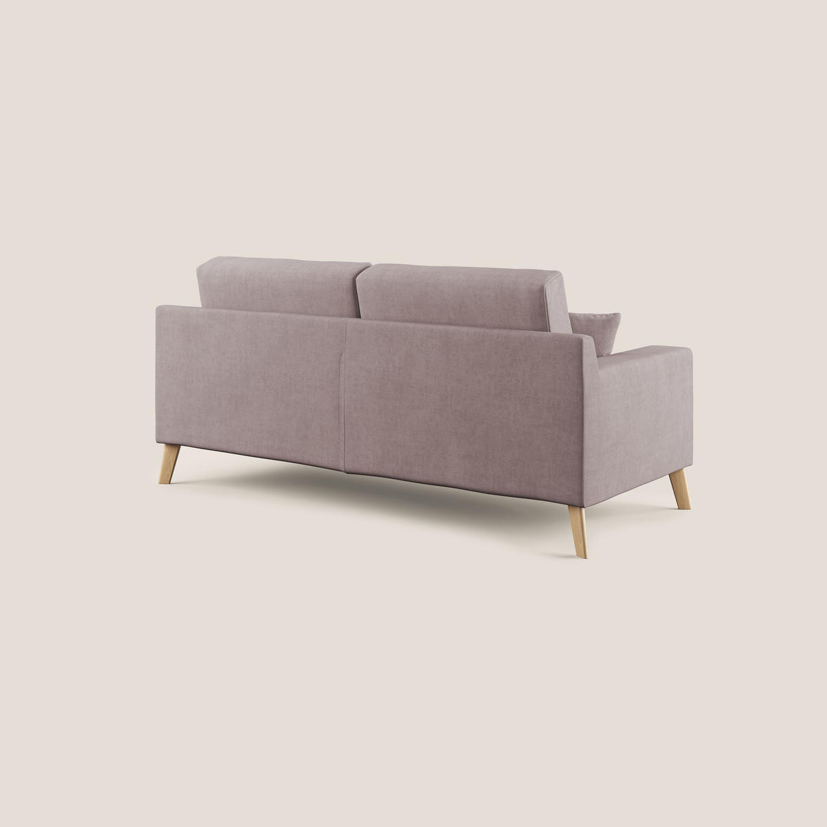 LINEARSOFA Danish - Rosa, Textil (206/95/91cm) - Divani.store