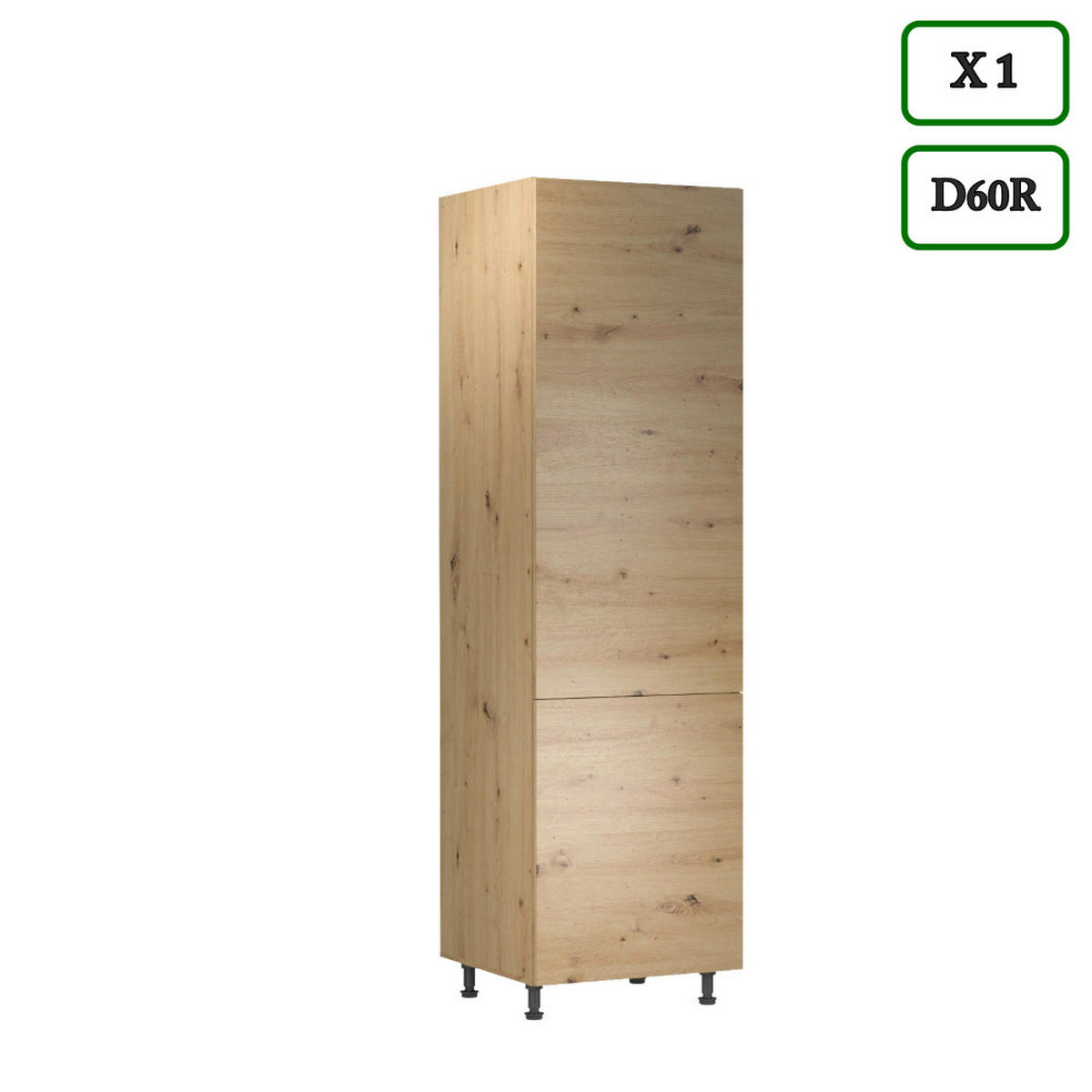 WINKELKÜCHE 330 cm - Langen K100-M330 - in Artisan Eiche - Eiche Artisan, Holz (330/212/210cm)