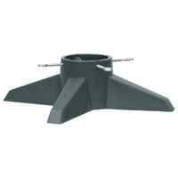 CHRISTBAUMSTÄNDER Grün 55,5x55,5x15 cm - Grün, Kunststoff (15cm) - furnicato