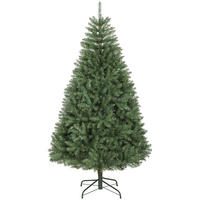 WEIHNACHTSBAUM künstlich 180 cm Christbaum mit 1687 dichten Zweigen Grün - Grün, Kunststoff (180cm) - HOMCOM
