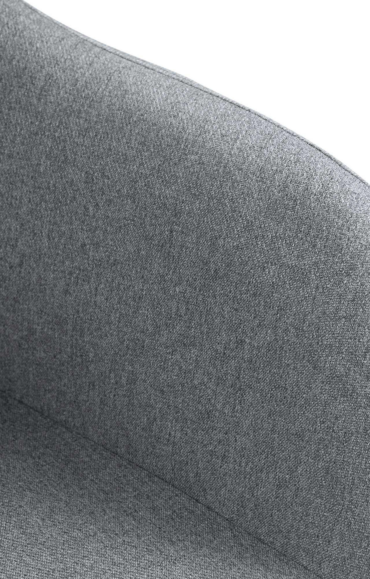 BARHOCKER Stoff grau - Schwarz/Grau, Textil (57/97/59cm) - CLP