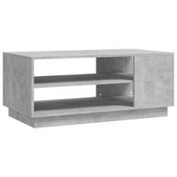 COUCHTISCH Betongrau 102x55x43 cm Holzwerkstoff - Grau, Holzwerkstoff (102/55/43cm) - furnicato