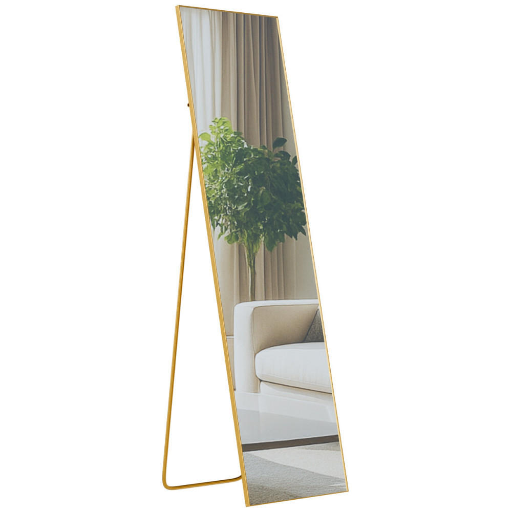 Deluke Standspiegel Gold 40x140x3 cm