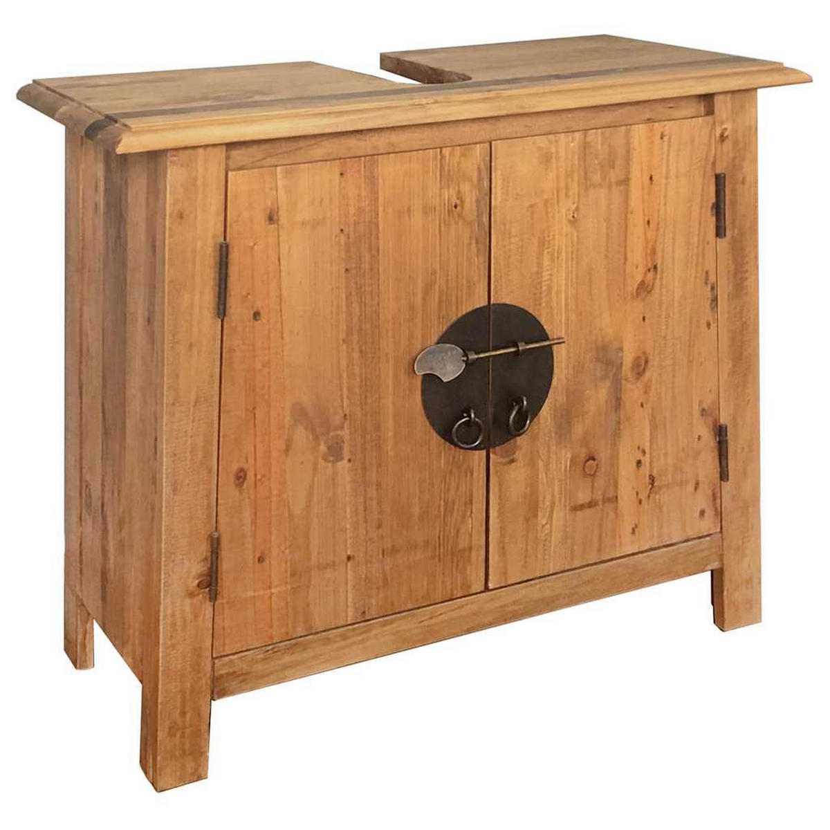 WASCHBECKENUNTERSCHRANK David 70/32/63 cm - Braun, Holzwerkstoff (70/63/32cm) - Nettlife