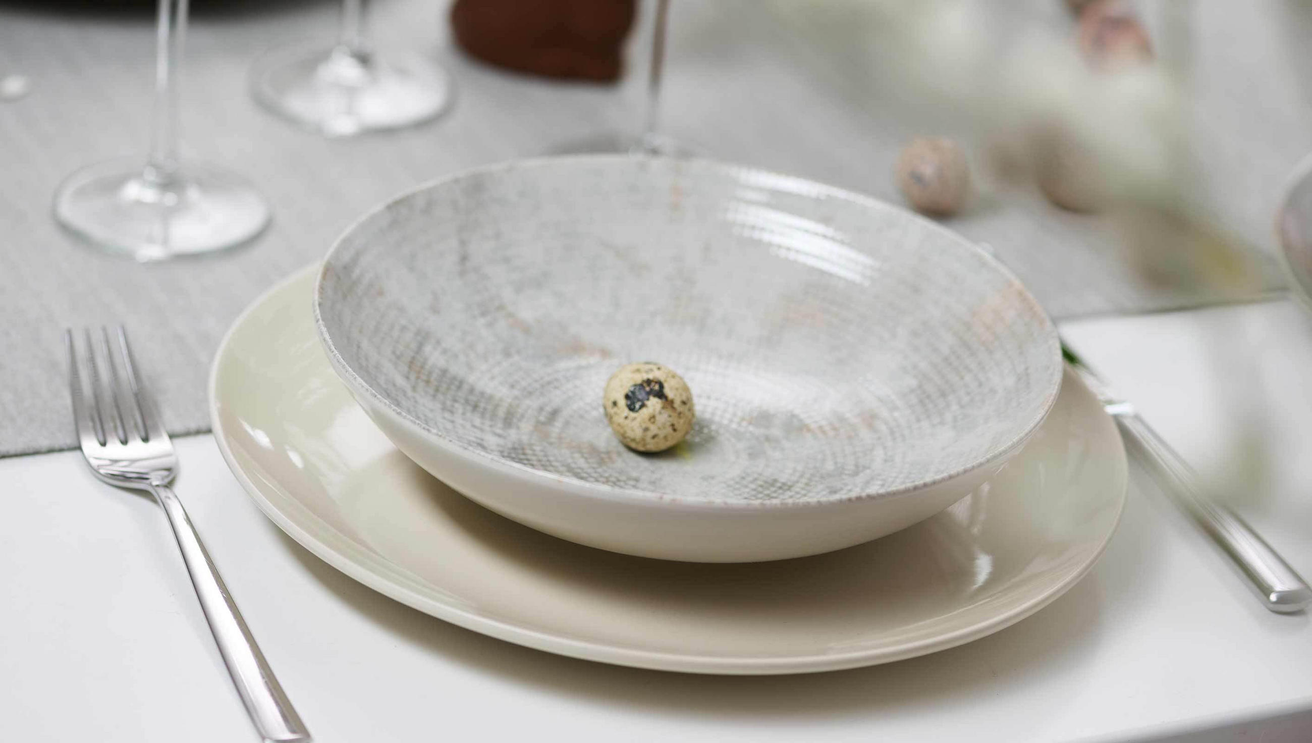 SUPPENTELLER Cecina Perle ø 21 cm 6er Set - Perlmutt, Keramik (21cm) - Ritzenhoff Breker