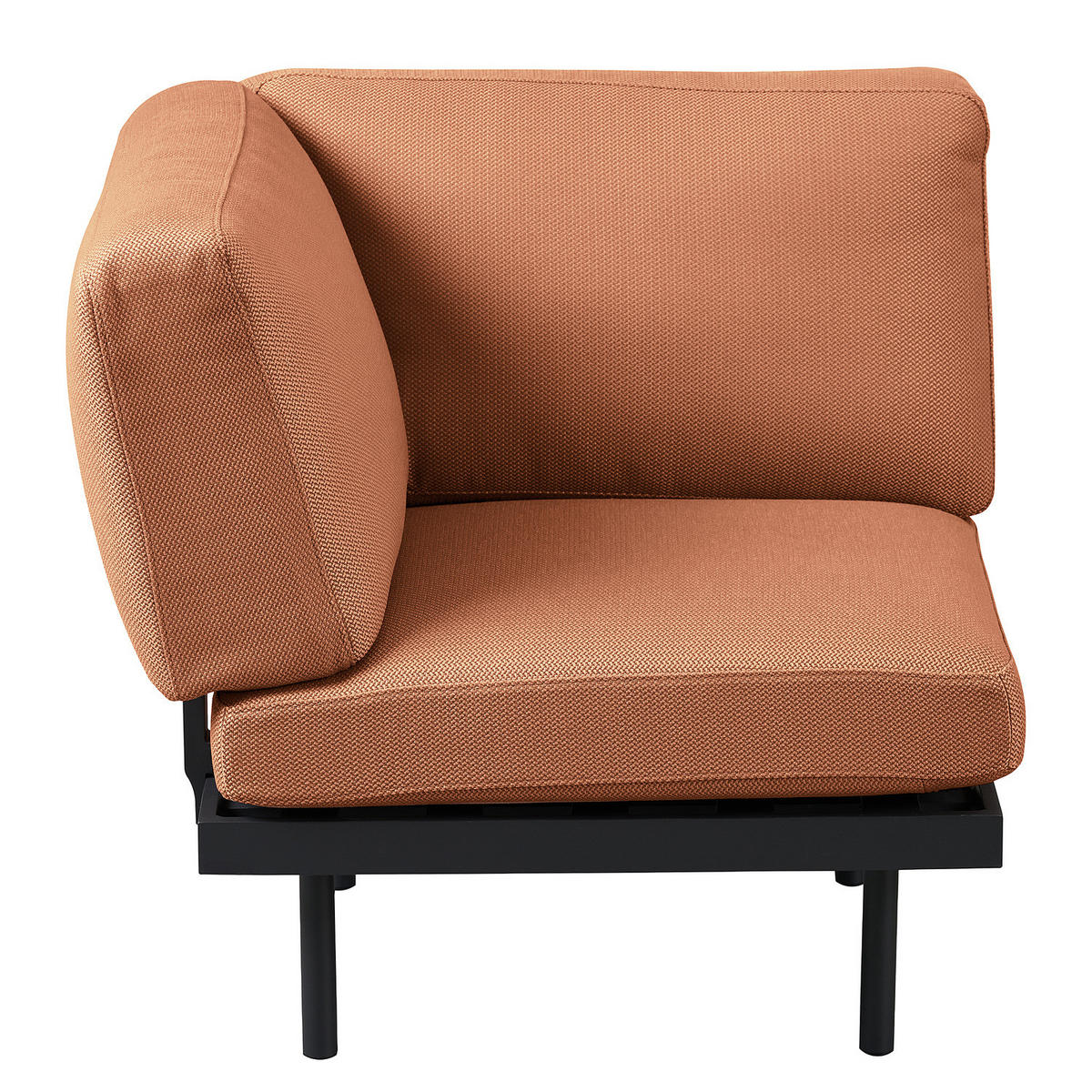 OUTDOOR-ECKELEMENT - Rosa, Textil/Metall (84/83/84cm) - home24