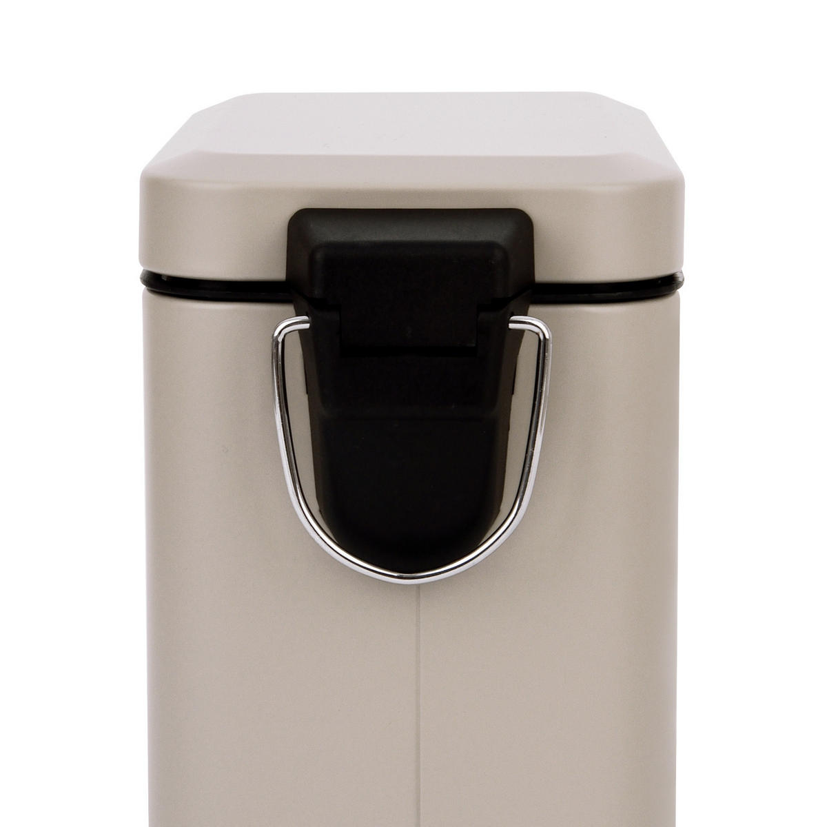 MÜLLEIMER STM5 5L Taupe - Taupe, Metall (14/30/28cm) - SVITA