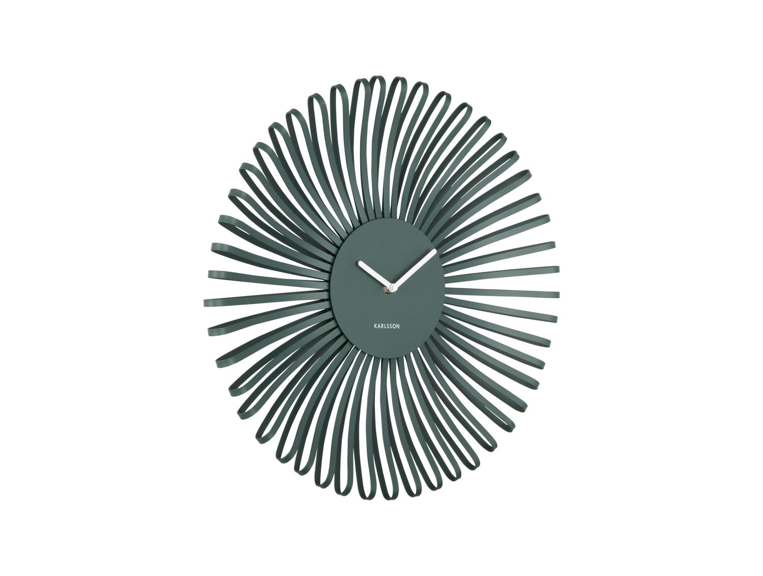 Karlsson Wanduhr Grün 7.8x48x48 cm