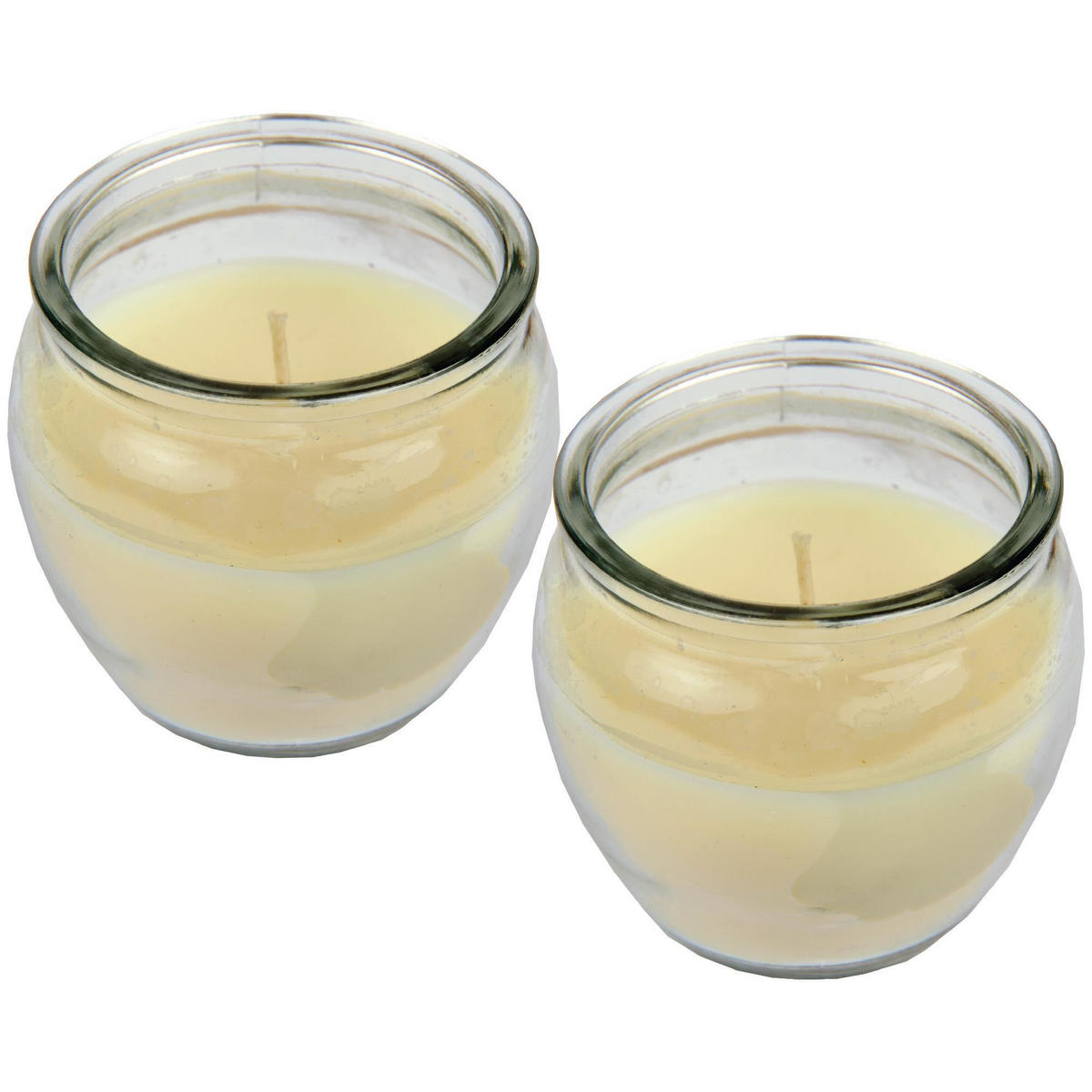 DUFTKERZEN Glas 10er-Pack Vanille-Cocos - Beige, Glas (6/6cm)