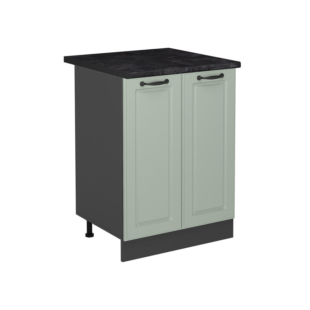 Vicco Küchenunterschrank Grün, Anthrazit 60x81.6x60 cm