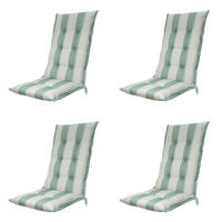 GARTENSTUHLKISSEN Banda 123/50 cm 4er-Set - Grün, Textil (50/7/123cm) - Madison
