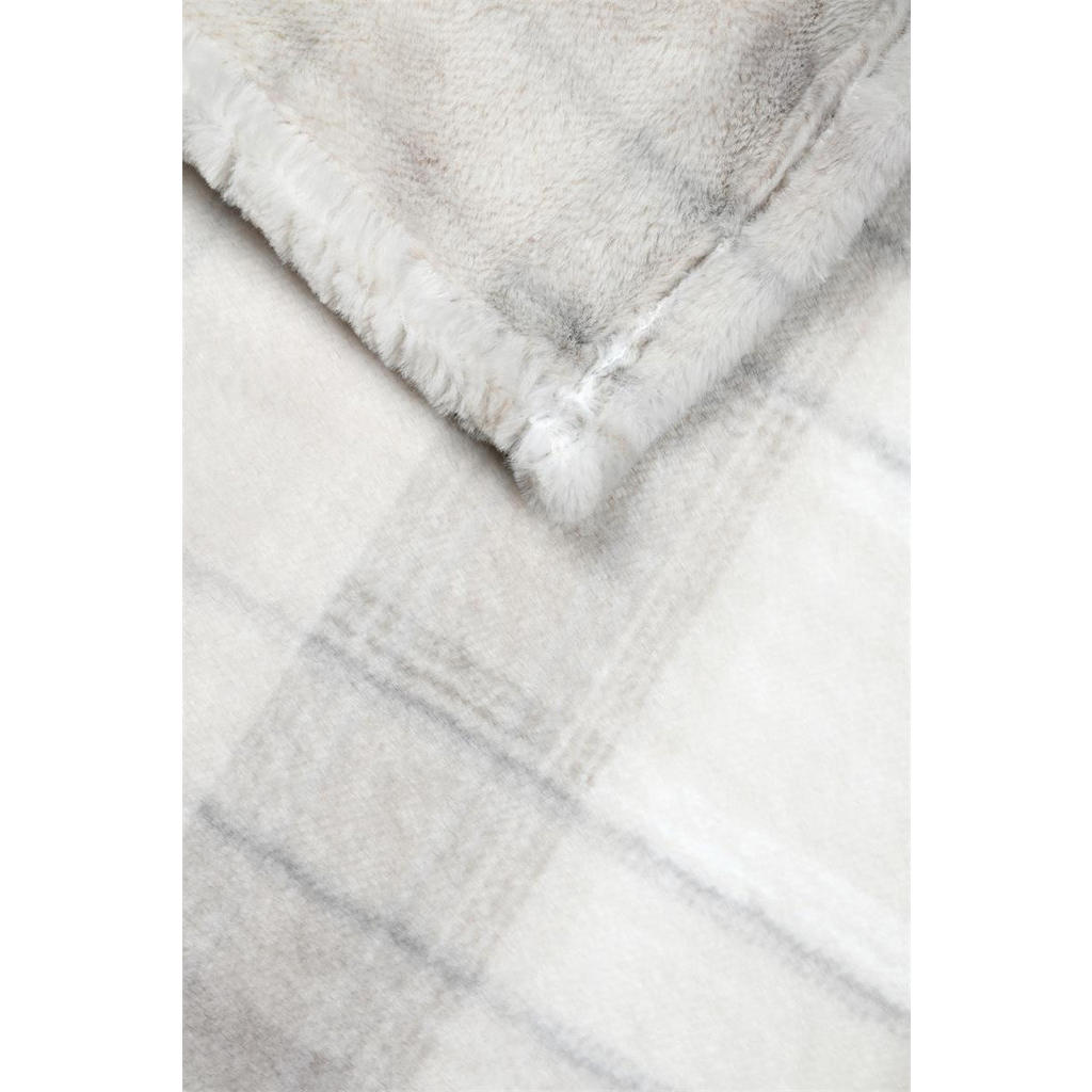 Thumbnail - Plüschdecke, Grau, Textil, 160x130 cm, Wohntextilien, Decken, Kuscheldecken