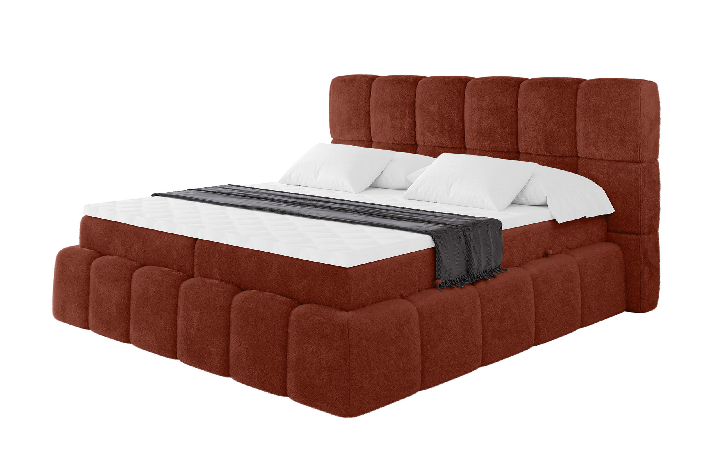BOXBETT - AURI-H3 - 200x200 Terrakotta Lapitt - Terracotta, Holzwerkstoff (200/200cm) - ALTDECOR
