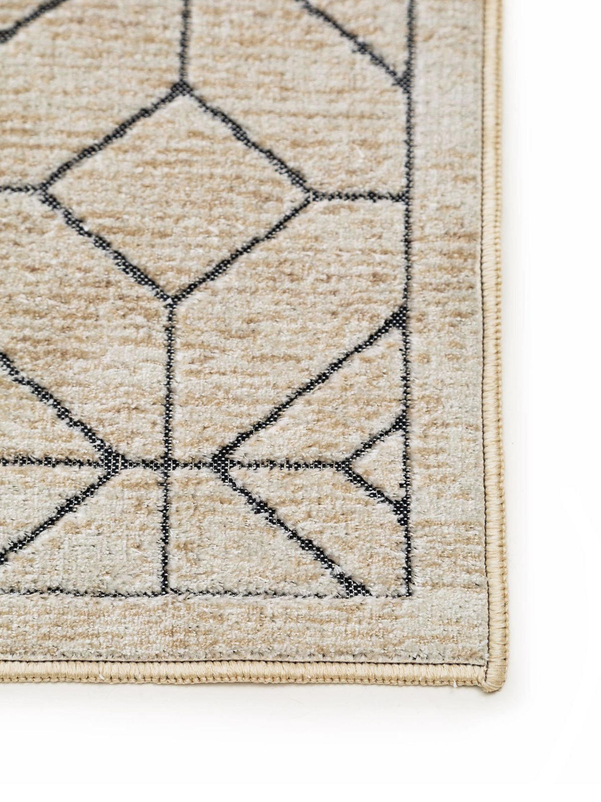 TEPPICH Teppich Daisy Beige - Beige, Textil (140/1cm) - KUNSTLOFT