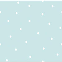 TAPETE Punkte 53 cm x 10 m - Blau, Papier (53/0.1cm) - Sanders & Sanders