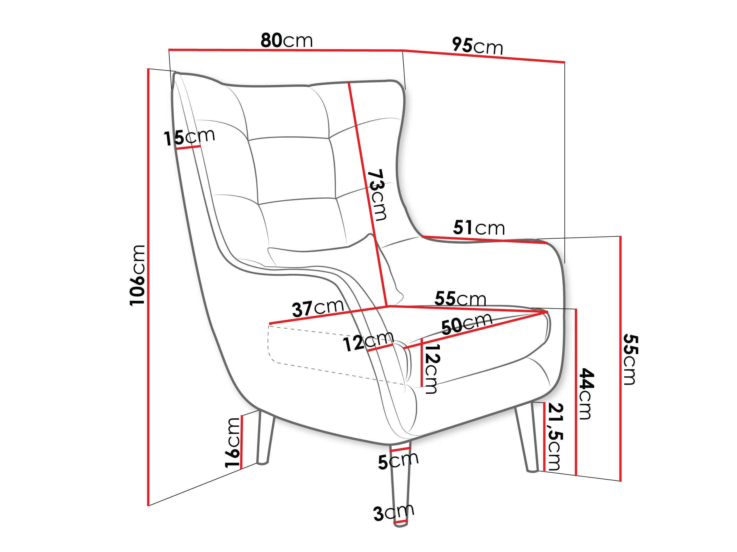 Thumbnail - Mirjan24 Sessel, Dunkelgrün, Textil, 80x106x95 cm, Wohnzimmer, Sessel, Polstersessel