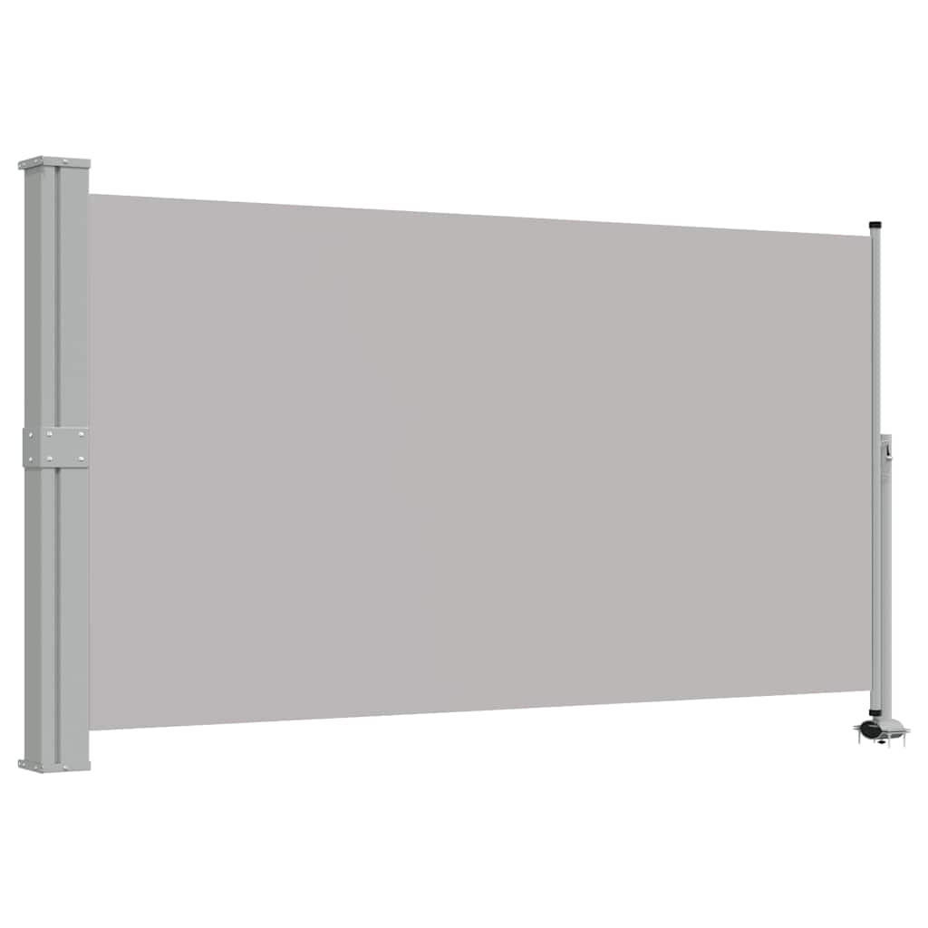 SEITENMARKISE Ausziehbare 140/300 Cm Grau - Grau, Textil (300/140cm) - vidaXL