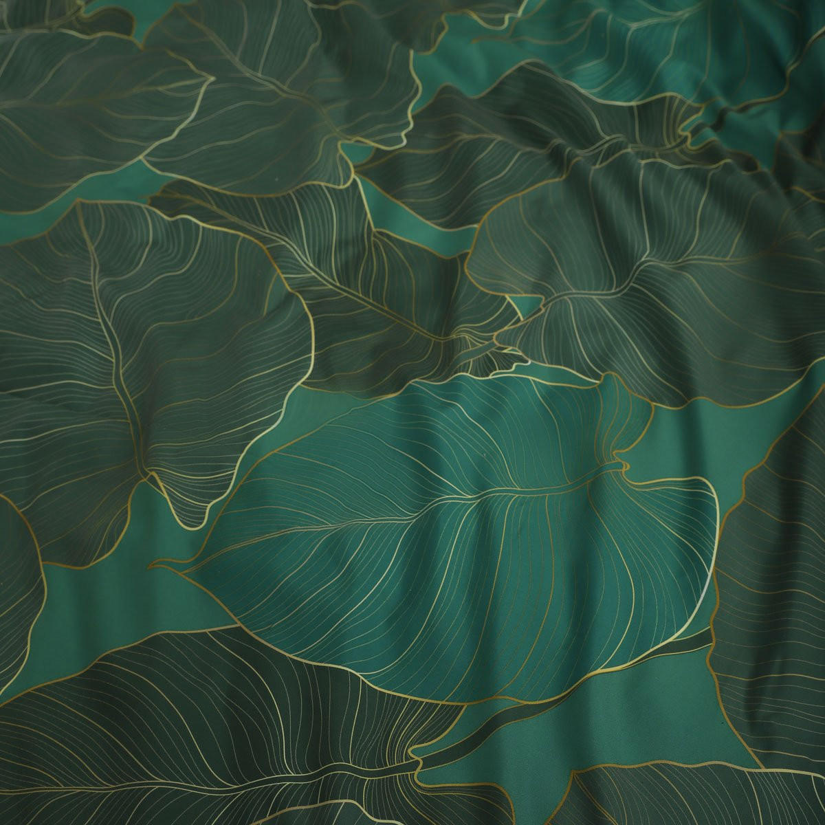 BETTWÄSCHE Gallo Mikrofaser grün 160/200 cm - Grün, Textil (160/200cm) - Homla