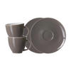 ESPRESSOTASSEN MIT UNTERTASSEN Suomi Braun 90 ml 2er Set - Braun, Keramik (0.09L) - Ritzenhoff Breker