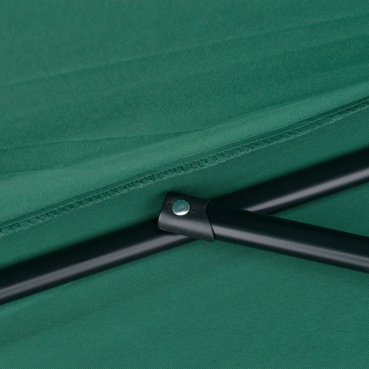 SONNENSCHIRM Ø270 cm DE-11555 5 Metallstreben Grün - Grün, Metall (138/269cm) - ComfortXL